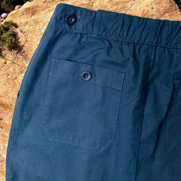 See by Chloé Navy Blue 100% Cotton Pleated Mini Skirt Size 2 Made in Italy - Picture 10 of 13